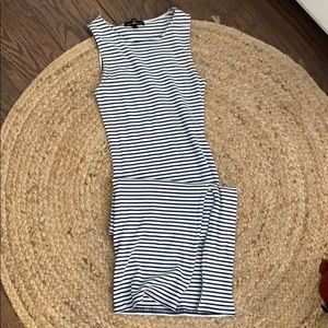 Striped tight fitted summer dress